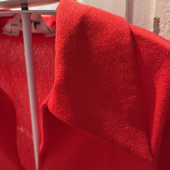 Vintage Lady Manhattan polyester red pullover top- size med to large - Picture 3 of 7